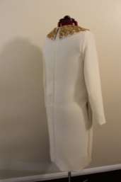 Late 60s style wool crepe dress